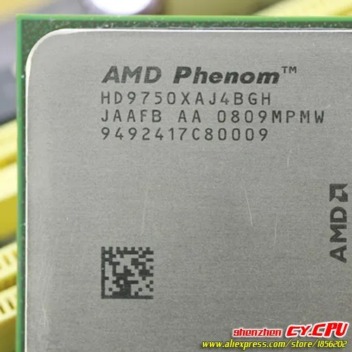 Процессор AMD Phenom X4 9750 четырехъядерный процессор(2,4 ГГц/2 м/125 Вт/2000 ГГц) Socket am2+ 940 pin, есть, 9950