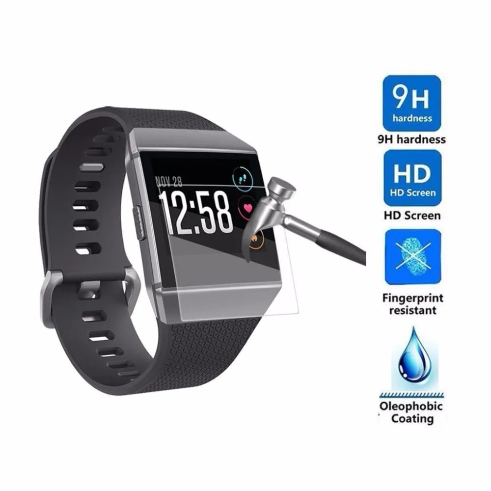 For-Fitbit-Ionic-Tempered-Glass-For-Fitbit-Ionic-Clear-LCD-Shield-Screen-Protector-Toughened-Glass-Film