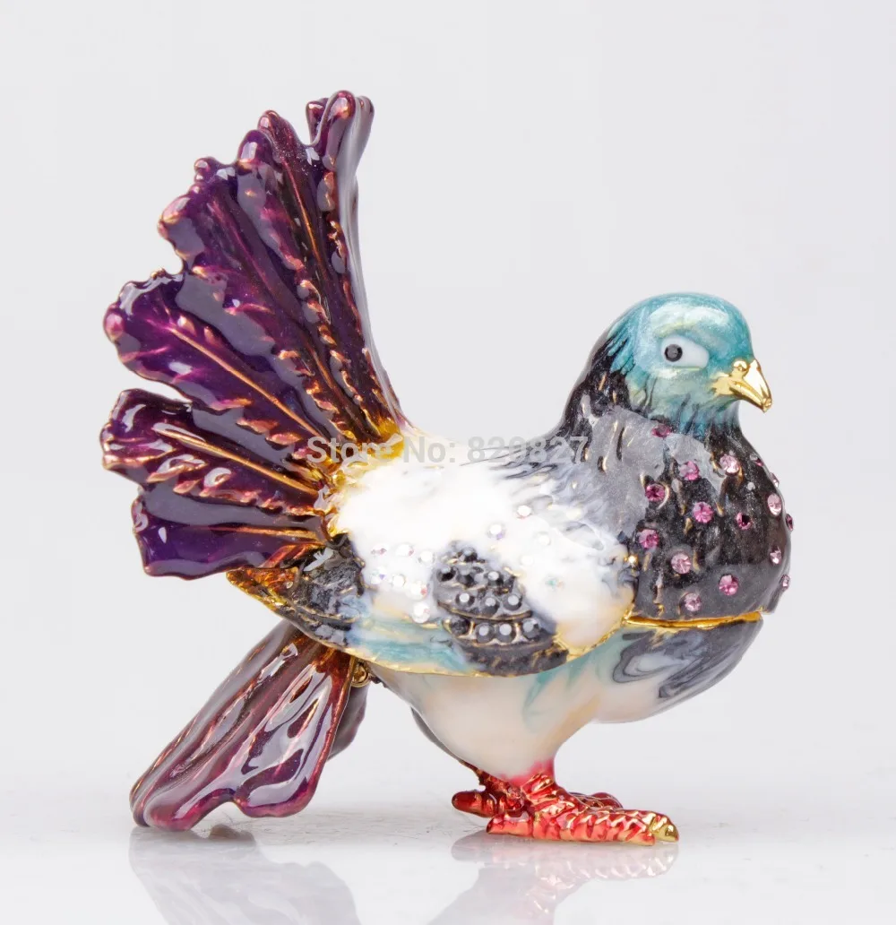 Peace Dove jewelry box gift box Peace Bird Girls Gift Box Packaging Organizer Earring Holder