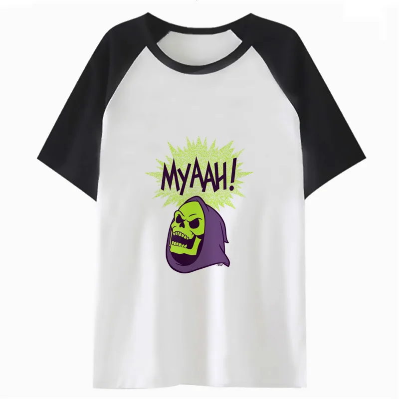 skeletor t shirt funny top streetwear clothing male tee hop t shirt for