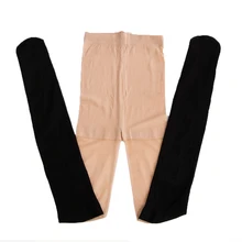 Персонализированные дизайнерские корейские колготки до колена, дышащие тонкие сексуальные черные кожаные чулки в стиле пэчворк