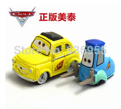 1/55 Scale Original Cars 2 Toys Race Team Guido&ampLuigi Car Forklift Diecast Metal Toy For Kids Loose In Stock Brand RC car B20 |