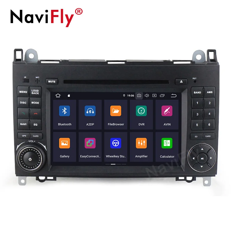 Excellent Free shipping!7"2din android9.0 Car multimedia Player for Mercedes Benz B200 A B Class W169 W245 Viano Vito W639 Sprinter W906 4