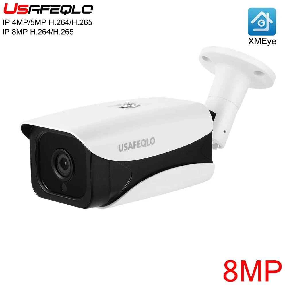 8MP IP Камера HD 3840*2160 Разрешение ИК светодио дный Ночное видение Камеры Скрытого
