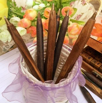 

3pcs/lot NEW Retro Environmental Wooden ball pen vintage Stationery Ball Point Pen Office and Study wood Pen fashion gifts