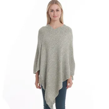 

Europe America Fashion Woman Poncho Knitted Sweater Sleeveless Casual Scarf Warm Poncho Plus Size Pullover Woman Coat Capes