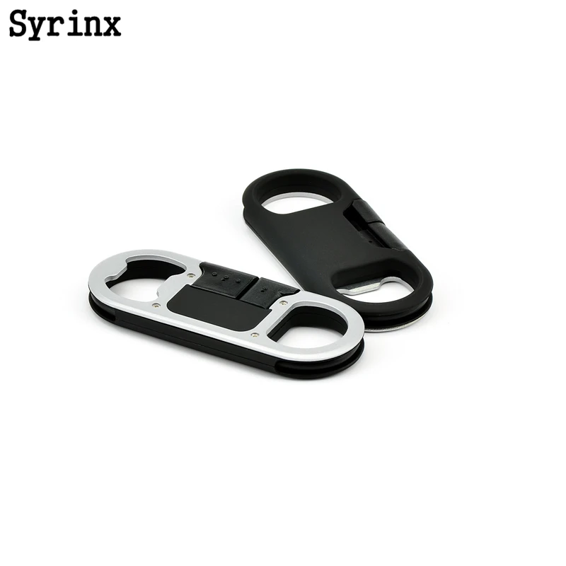 SYRINX открывалка для бутылок пива для samsung для iPhone huawei Android Micro USB кабель брелок зарядный кабель синхронизации Зарядное устройство для телефона