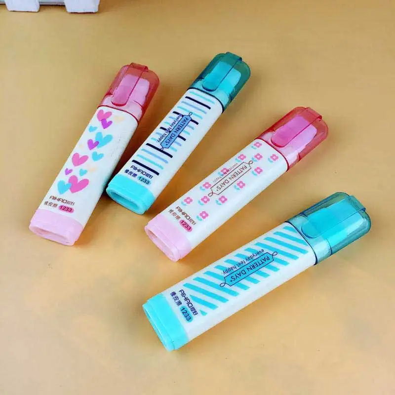 Милые резиновые ластики в форме сердца, цветов, Kawaii, детские подарки, школьные, офисные, коррекционные карандаши, ластики, корейские канцелярские принадлежности для студентов