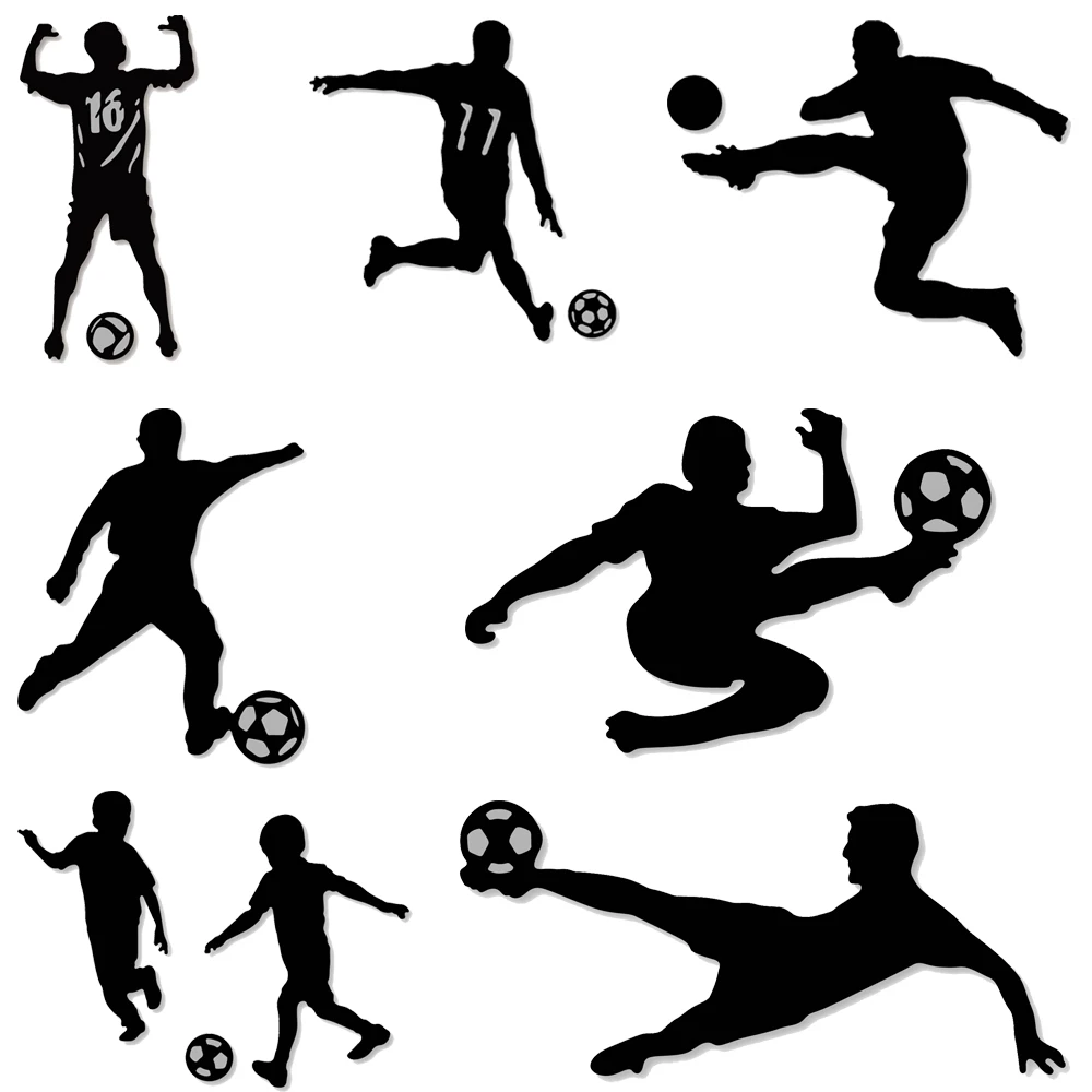 

Estel Metal Cutting Dies Men Play Football Stencils For DIY Scrapbooking Embossing Paper Cards Die Cuts Photo Album Making Craft