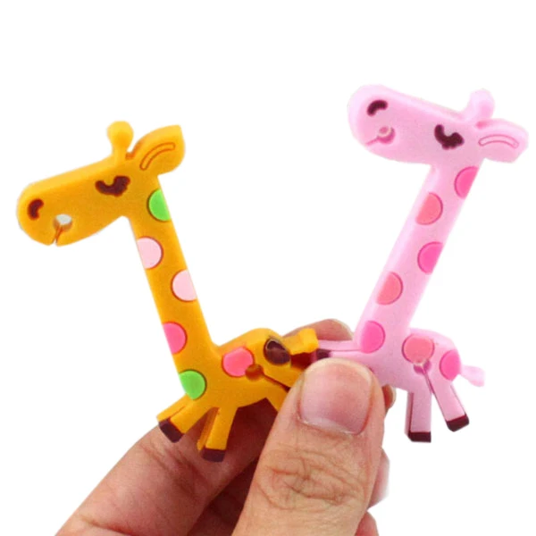 1pcs Mini Giraffe Design Headphone Earphone Cord Cable