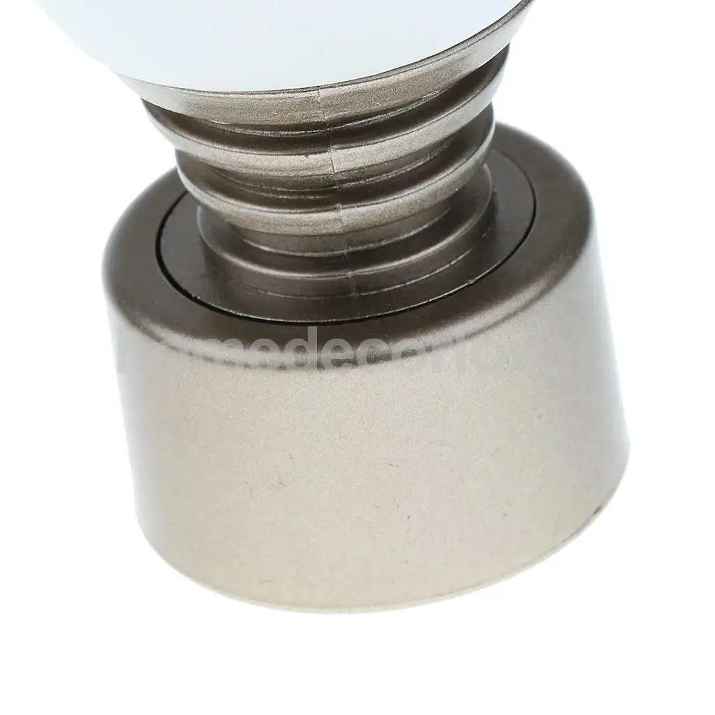 2PCS Window Curtain Drapery Rod/Pole End Cap Rod Head Cap for Curtain Poles with 28mm Inner Dia	