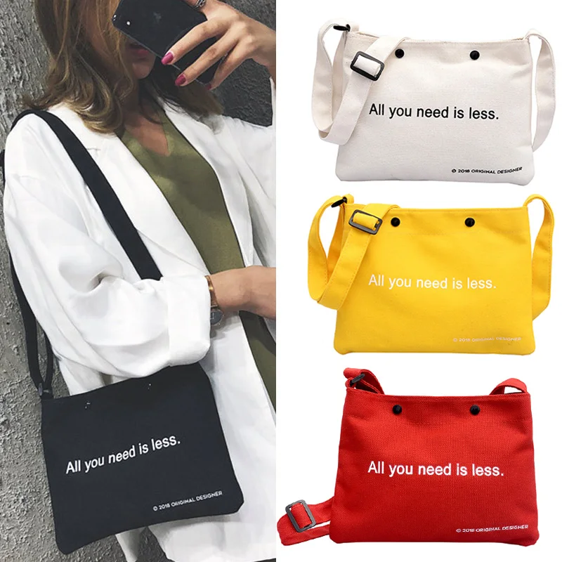 

Women Lady Girl Student Shoulder Crossbody Bag Canvas Fashion For Mobile Phone Money Best Sale-WT