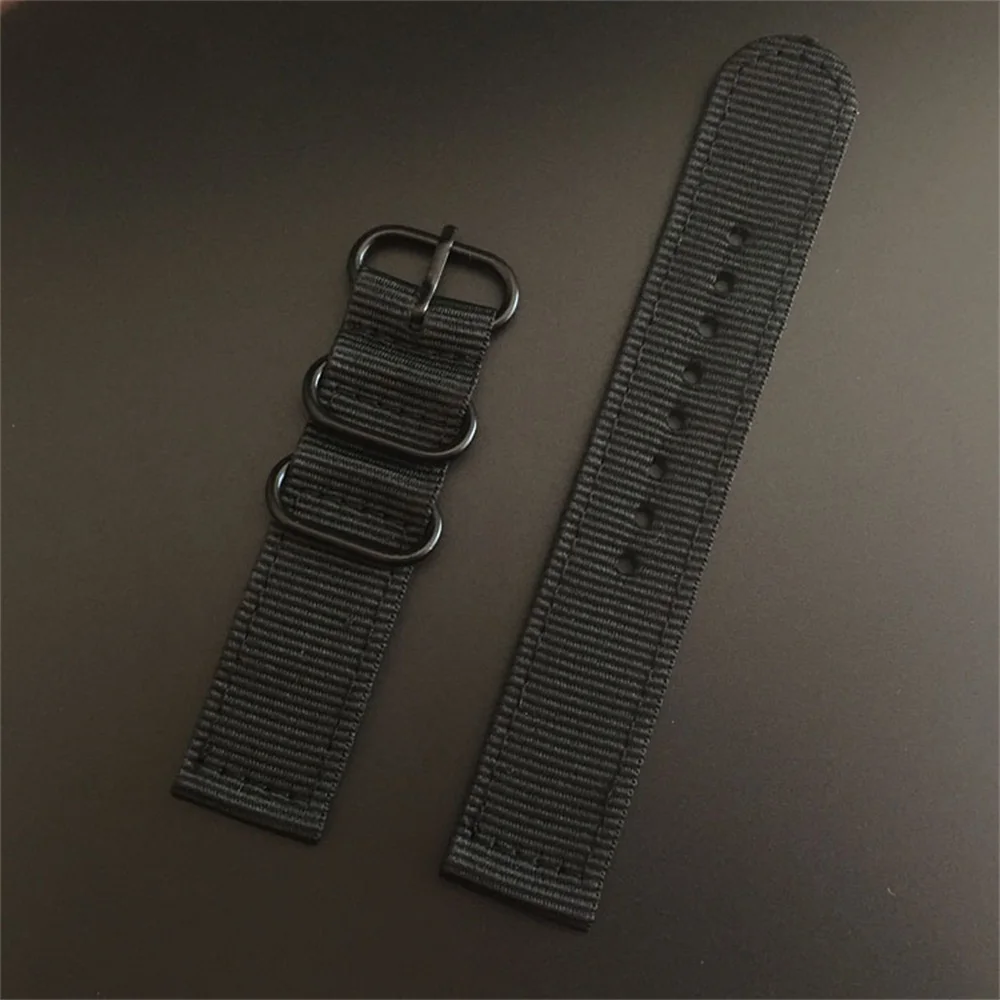 FIFATA нейлоновый холщовый ремешок Смарт часы для Huami Amazfit Bip/Pace/Stratos Samsung Garmin Huawei GT