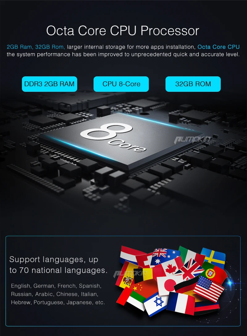 Cheap Pumpkin 2 Din Android 7.1 Car Multimedia No DVD Player GPS Navigation Car Stereo For Opel/Corsa Wifi OBD2 FM Rds Radio Headunit 1