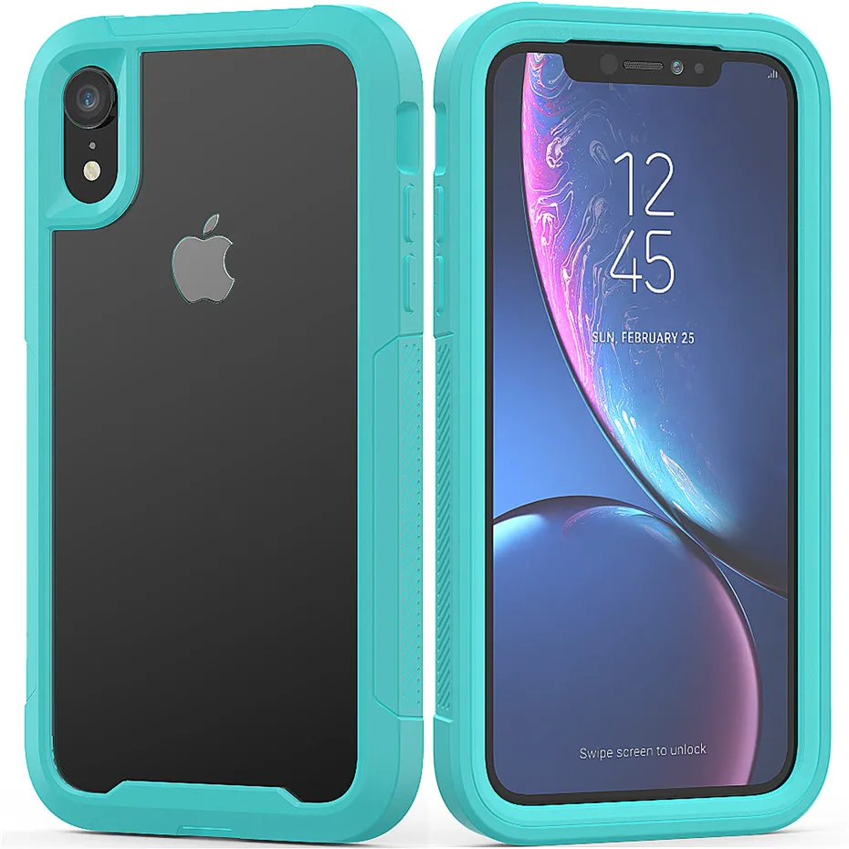 Роскошный противоударный ТПУ чехол для телефона для iPhone 11 Pro X XR XS Max 8 7 6 6S Plus, гибридный чехол s, прозрачный защитный чехол на заднюю панель из поликарбоната