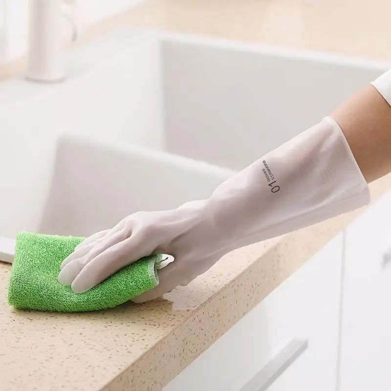 Бытовые кухонные перчатки для мытья посуды прочные водонепроницаемые перчатки для стирки одежды легко носить легко чистить устойчивая к воздействию высоких температур