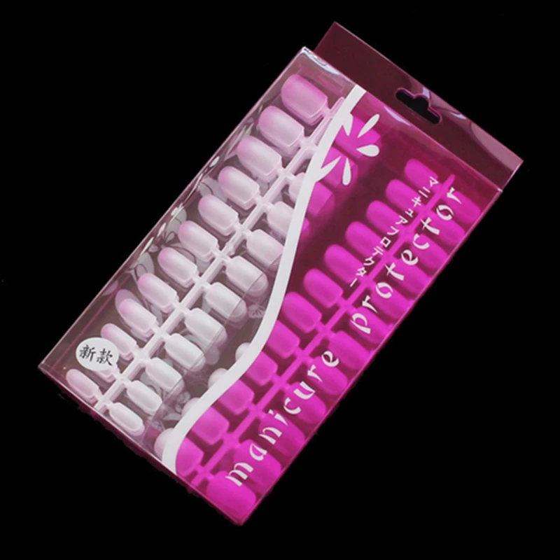 acrylic nail tips for sale 288pcs/box metallic artificial nails acrylic