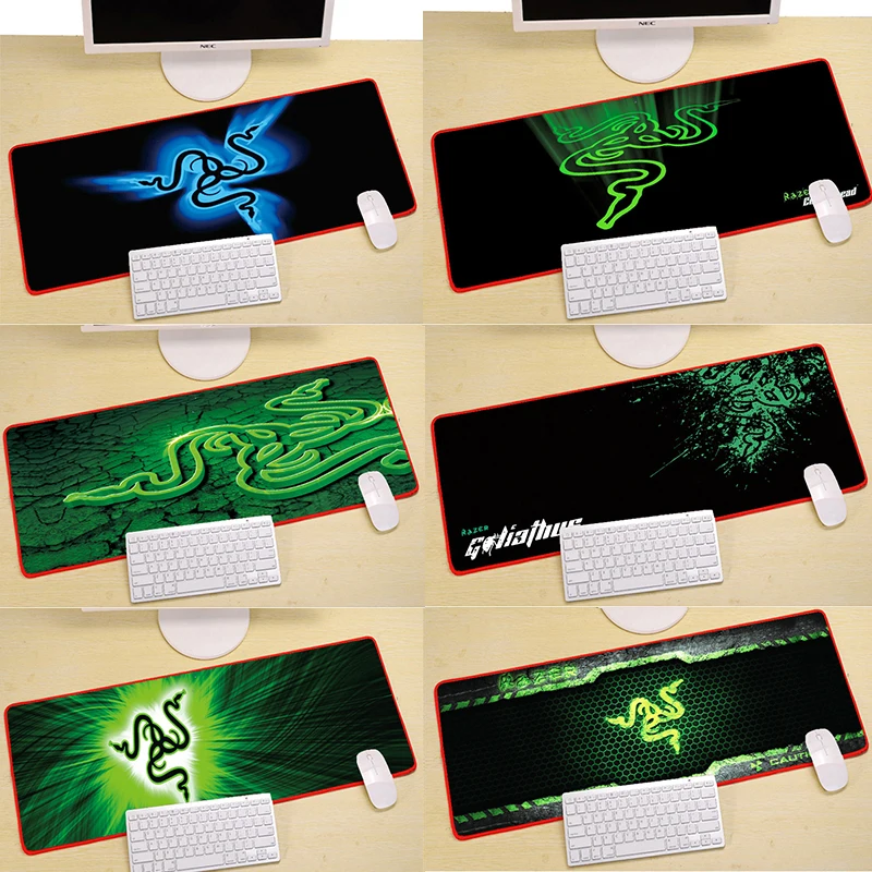 

XL Large Natural Rubber Mouse Pad Speed Gaming Mat Mousepad Anti-slip Gamer Mouse Pad Office Desk Computer Laptop Edge Locked