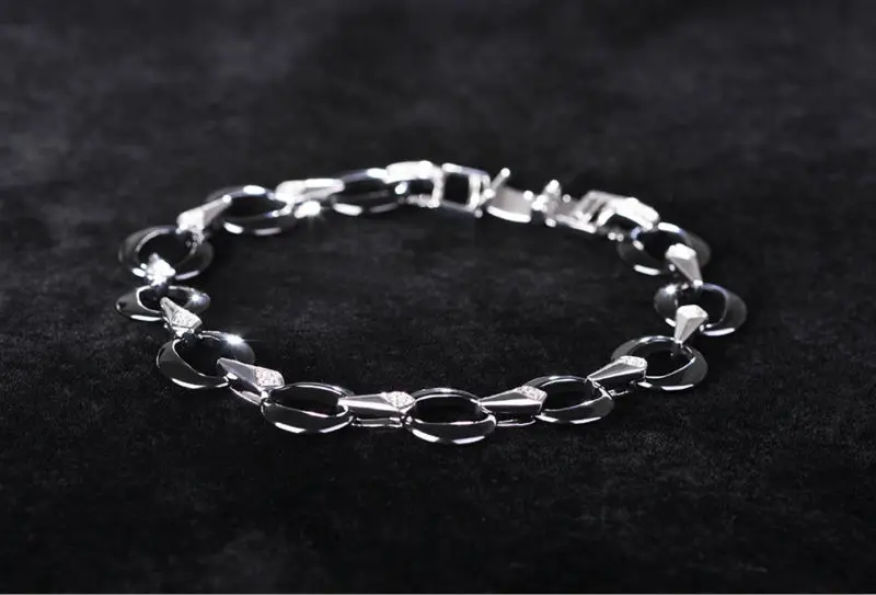 Blucome черные круглые плоские браслеты из циркона AAA керамические бисерные медные ювелирные изделия для женщин и мужчин, вечерние, для ежедневного банкета, аксессуары для рук, подарки