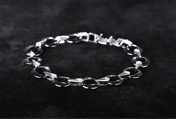 

Blucome Black Round Flat Bracelets AAA Zircon Ceramic Beaded Copper Jewelry Women Men Party Daily Banquet Hand Accessories Gifts