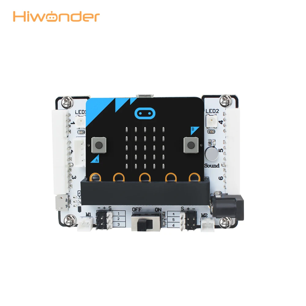 Hiwonder Micro: Плата расширения бит Robotbit Поддержка программирования Python DIY RC части