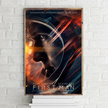 

First Man Art Canvas Poster Movie poster Wall Pictures for Living Room No Frame