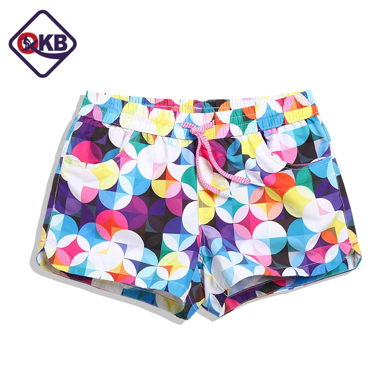 

QIKERBONG 17 New Season Summer Lady Casual Shorts Women Shorts Women dot print Shorts Quick Drying Fabric hot sexy short