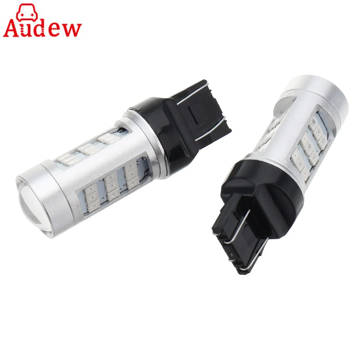 Buy 2Pcs 7443 12V 30LED Red Car Light Bulbs Flashing