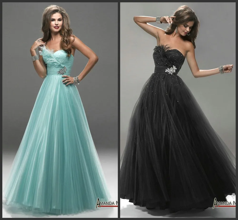 Fashionable Style Empire Waist Custom Order Prom Dress with feather | Свадьбы и торжества