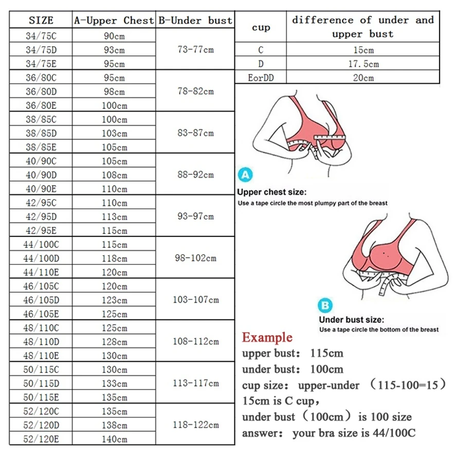 Большой Размеры бюстгальтер, близко расположены чашечки, пуш-ап, большая чашка C D чашки кружевное женское нижнее белье 105 110 размера плюс бюстгальтеры
