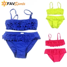 Детский купальник Falbala, купальный костюм для девочек, детское бикини, Infantil, Купальник бикини для девушки, новинка года, летний купальный костюм