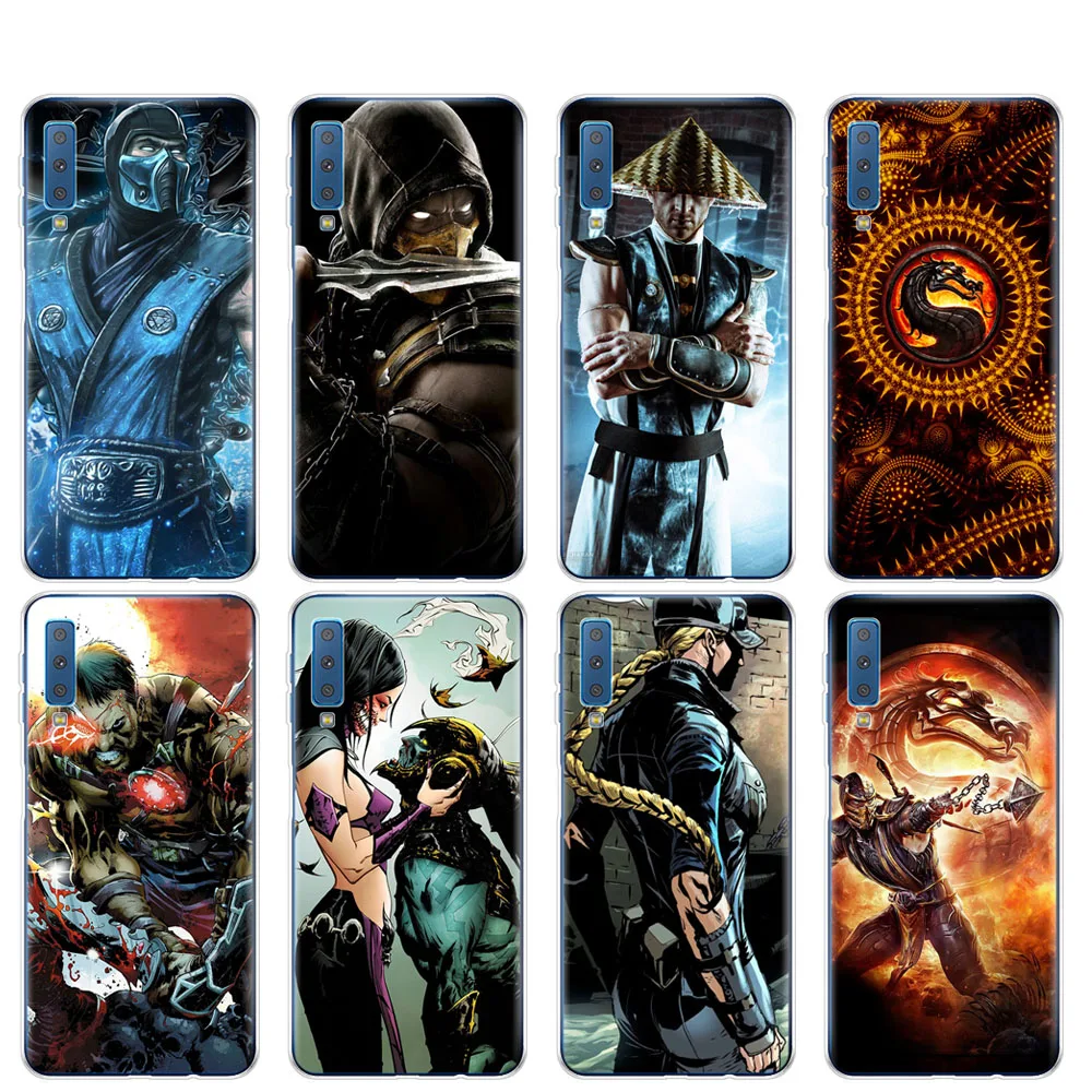 Чехол для Samsung A50 чехол Galaxy A60 A10 A30 A40 A70 A 50 2019 A9 A7 2018 Scorpion Zero Sub Mortal Kombat|Бамперы| |