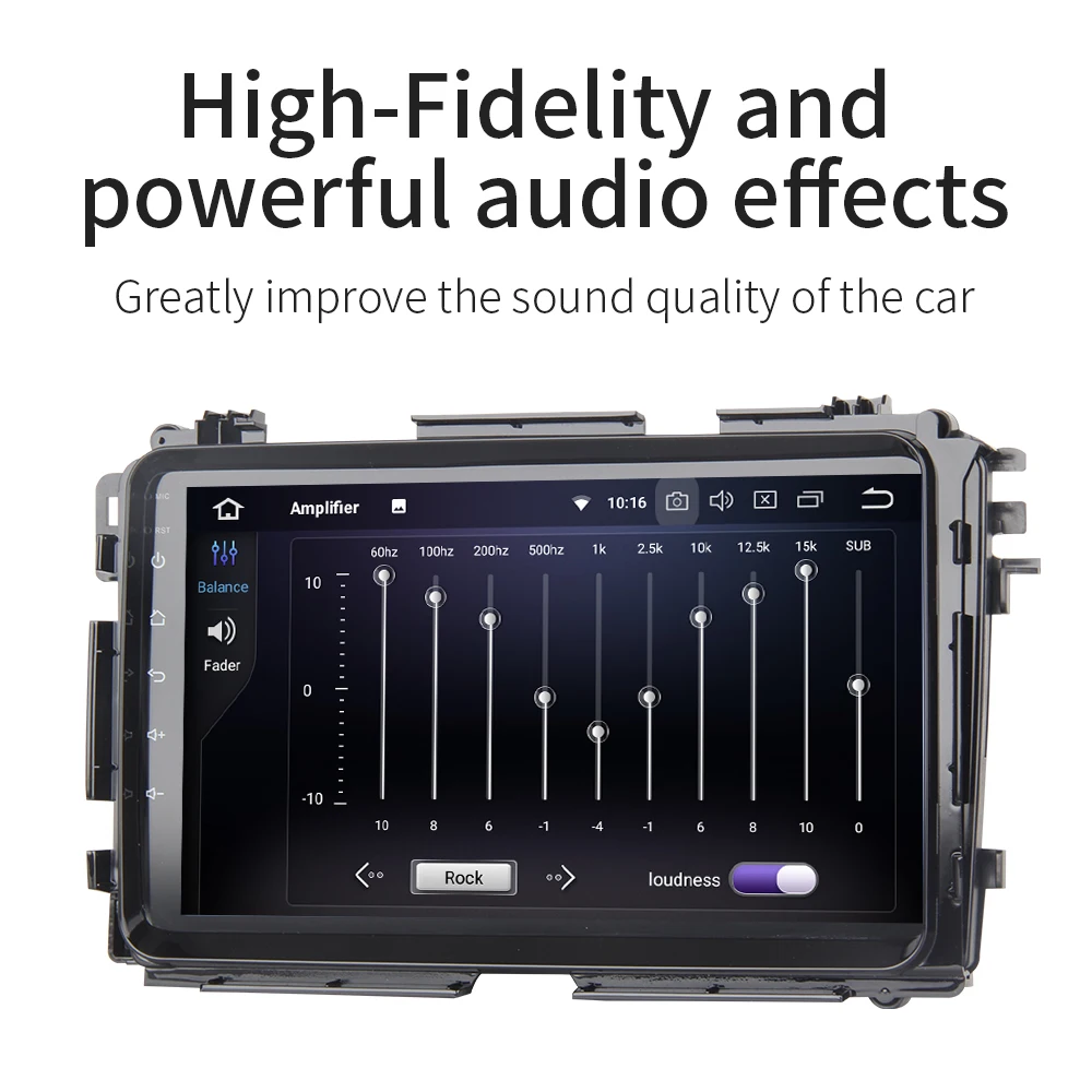 Sale Dasaita 9" Android 9.0 Car GPS Radio Player for Honda Vezel HR-V HRV 2014-2017 with Octa Core 4GB+32GB Auto Stereo Multimedia 4G 3