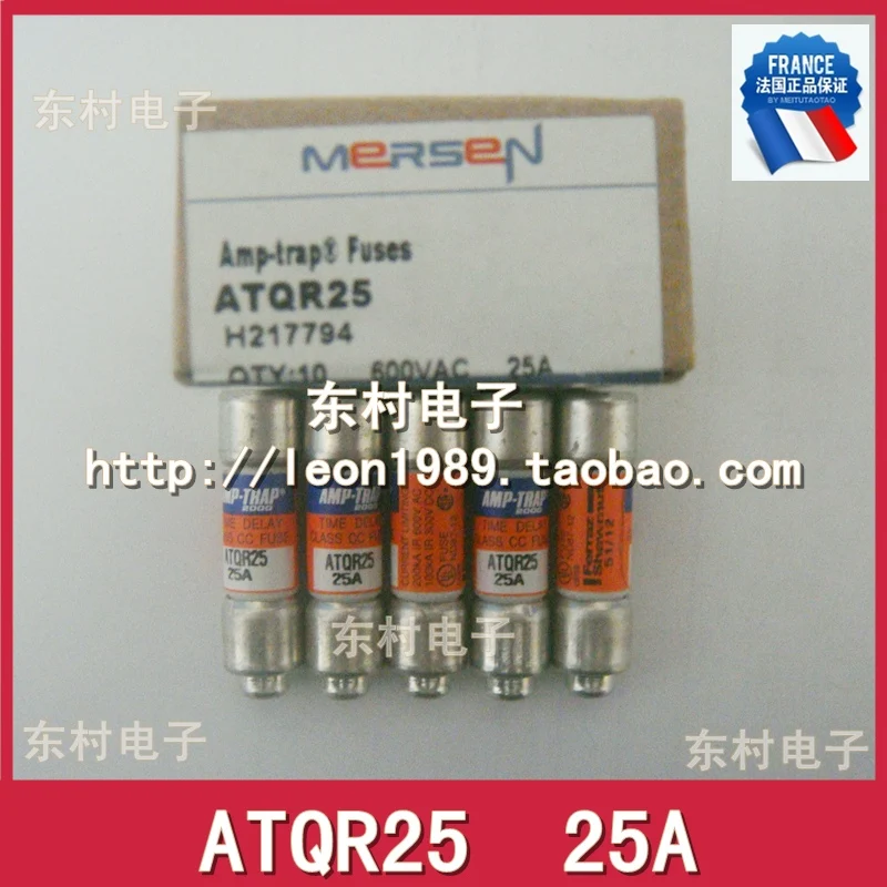 

[SA]Ferraz Shawmut Fuse MERSEN AMP-TRAP fuse QR25 25A 600V--10PCS/LOT