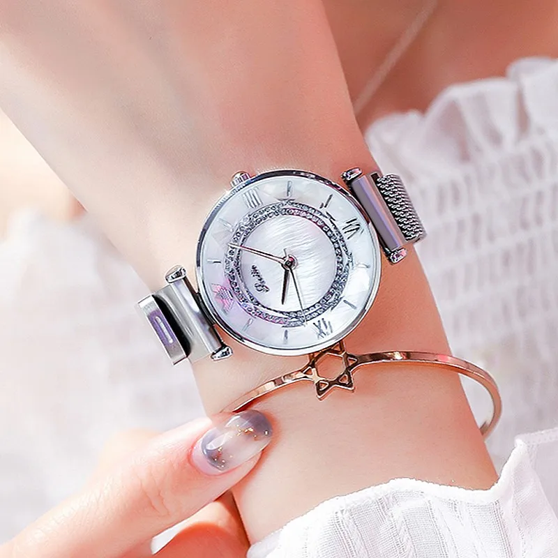 

Women Gift Bling Quartz Watch Fashion Casual Ladies Female Shinny Watches Dress Crystal Diamond Luxury Women Clock Wristwatches