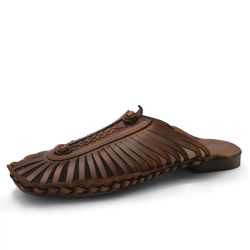 ladies flat slip on mules