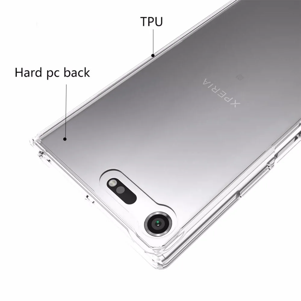 Для SONY Xperia XZ Premium чехол XZ2 2 Чехол ударопрочный кристально прозрачный Твердый чехол на заднюю панель телефона прозрачный тонкий Чехол