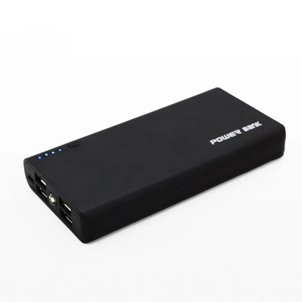 4 USB Внешний Аккумулятор Чехол DIY Kit портативный внешний аккумулятор зарядное