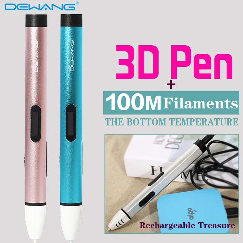 

3 D printer pen X 4 3d printing pen with LED screen PCL low temperature filament threads color optional kids gift 3D drawing pen