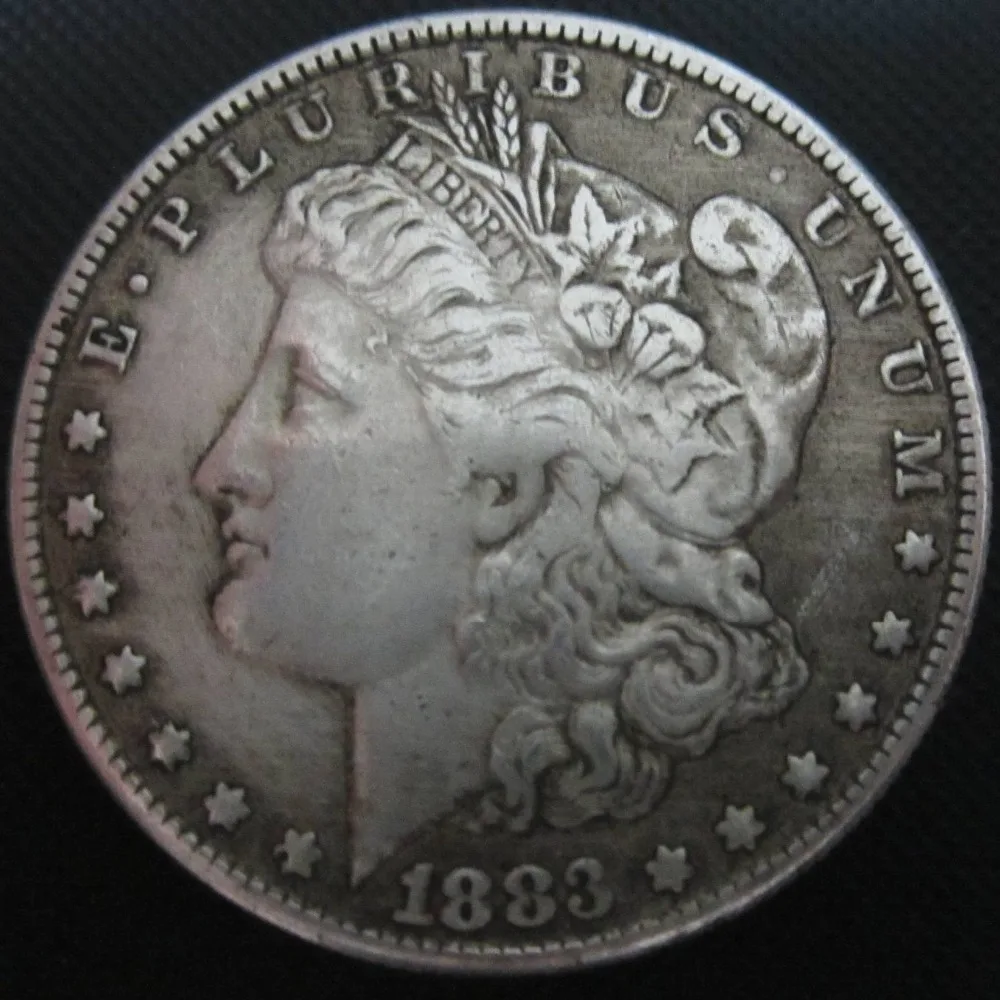 1883 сша Морган один доллар Монета КОПИЯ БЕСПЛАТНАЯ ДОСТАВКА