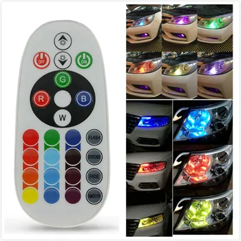 

2x DRL For BMW Nissan Qashqai Juke Almera X-trail Tiida Primera Pathfinder Sentra T10 RGB LED W5W Car Parking Clearance Light