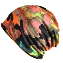 Женские спортивные камуфляжные принтованные шейные шарфы и бархатные внутри походные скалолазание спортивные кепки