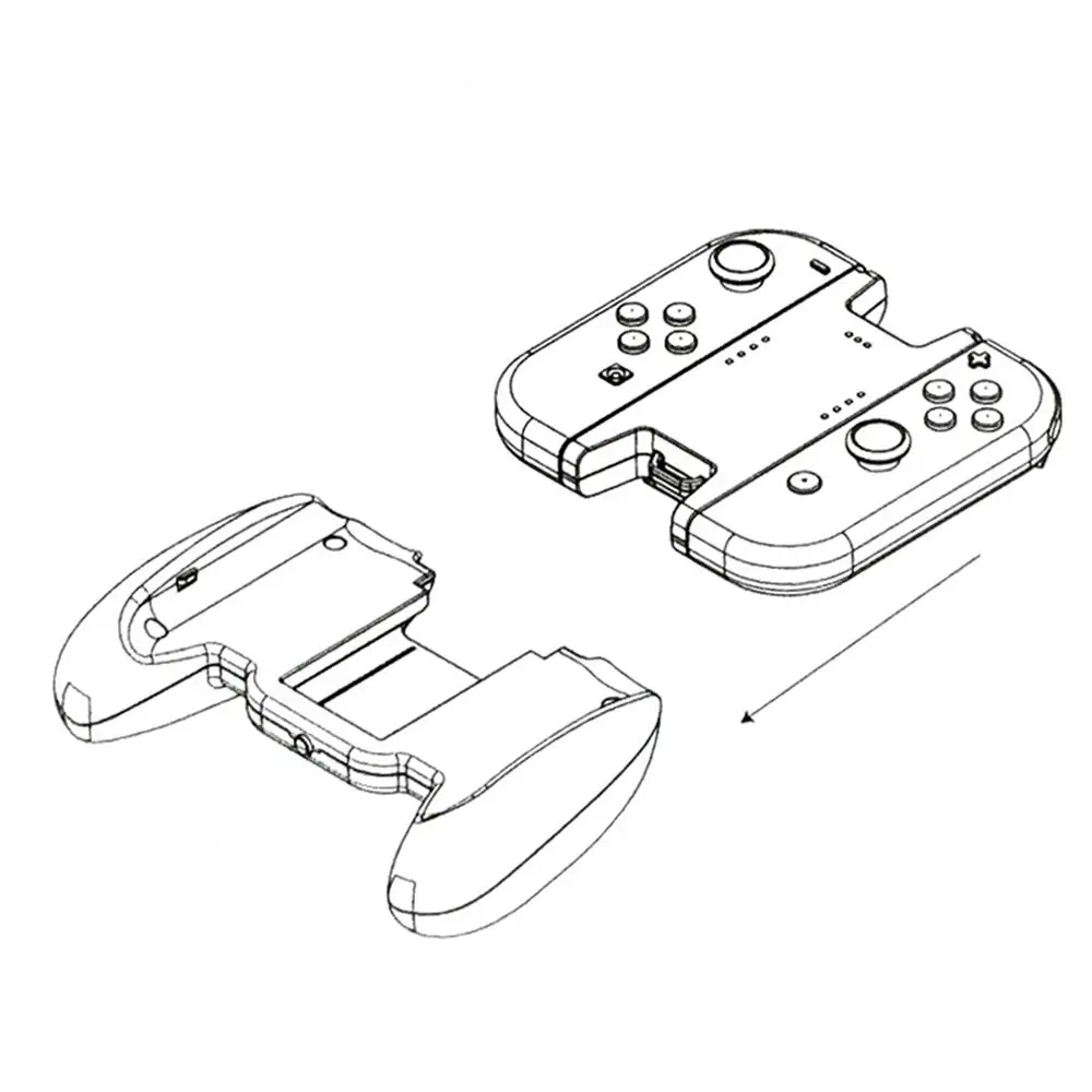 Геймпад съемная ручка зарядная док-станция для kingd переключатель NS Joy-Con зарядное устройство кронштейн игровой контроллер аксессуары