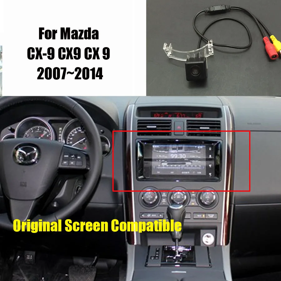 

Thehotcakes Car Rear View Camera For Mazda CX-9 CX9 CX 9 2007~2014 / RCA & Original Screen Compatible Back Up Reverse Camera