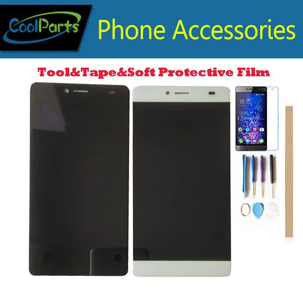 

1PC/Lot For BQ BQS-5070 BQS 5070 Magic BQ5070 BQ 5070 BQ-5070 LCD Display Screen+Touch Screen Digitizer Black White Color+Kits