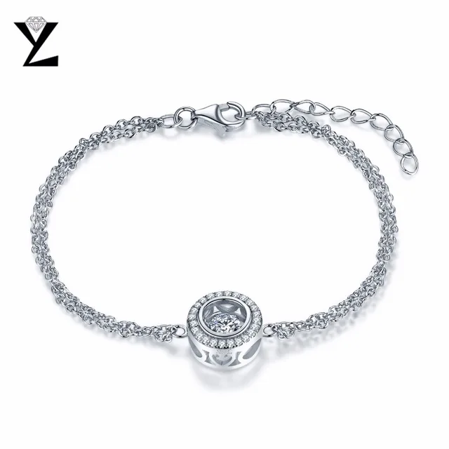 Friend Bracelets Sterling Silver Best Yl Dancing Round 925 Sterling Silver Friendship Bracelets For Women