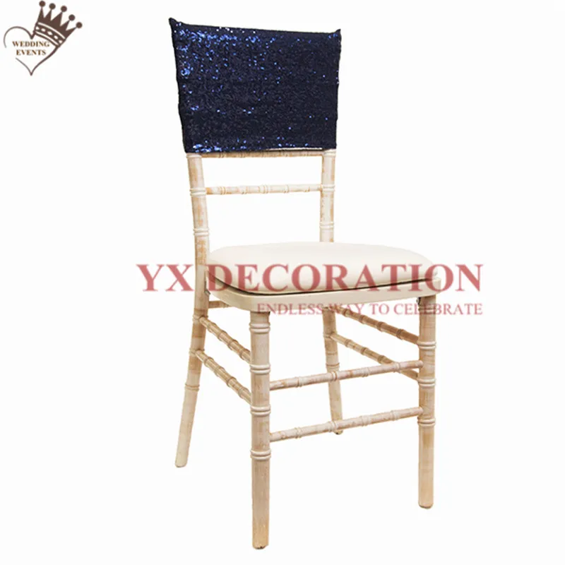 20 шт/партия Chiavari Sequin Chair cap Hood бамбуковый стул крышка для украшение для свадьбы