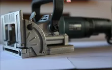 promotion sale electric tool authentic home DIY woodworking tenoning machine biscuit machine puzzle machine groover copper motor