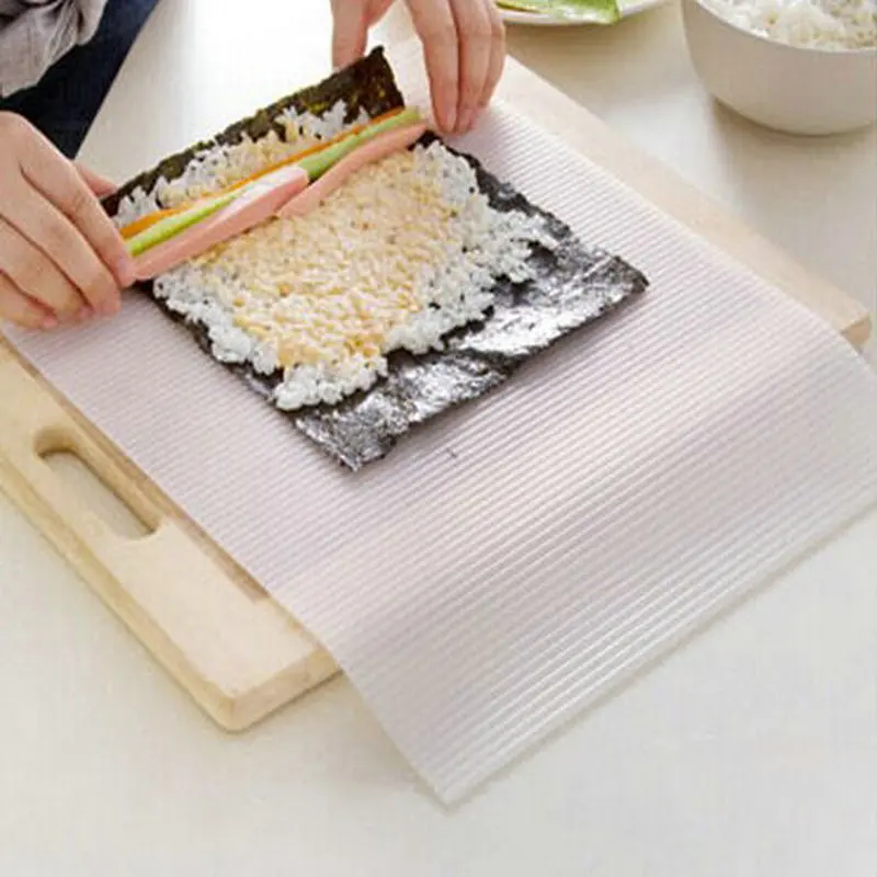 LUC 35*30cm Silicone Sushi Mat Sushi Rice Mold Cooking Toolsin Sushi Tools from Home & Garden