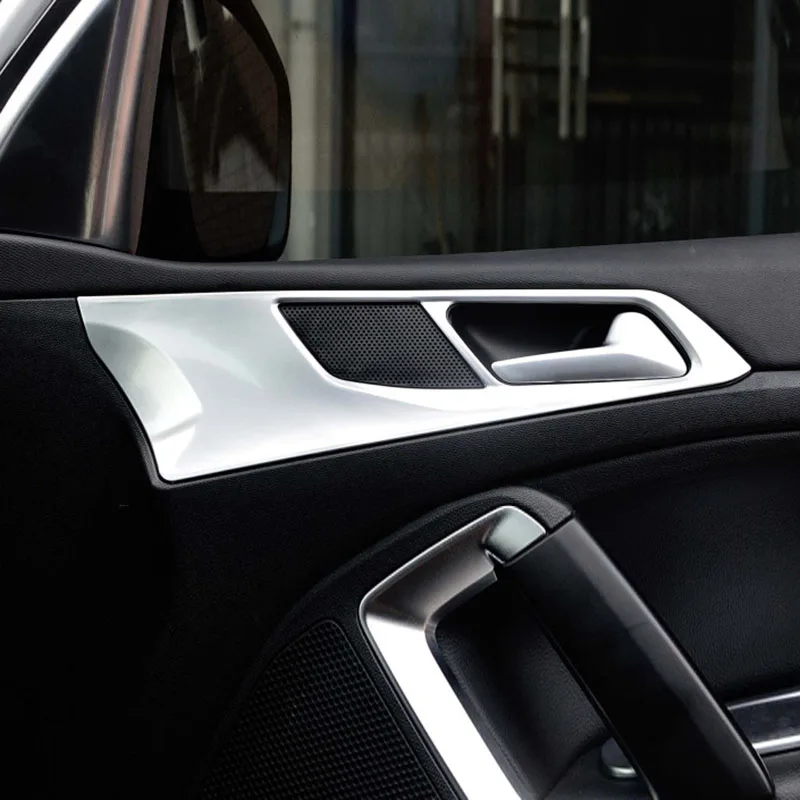Для Peugeot 408 2014 2015 ABS Chome внутренняя дверная ручка Чаша рама формовочные Планки